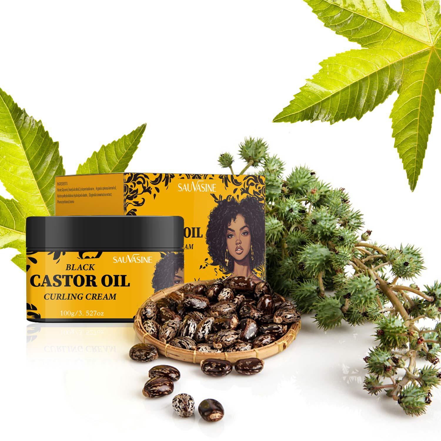 Black Castor Oil Curly Hair Cream Care - Pumi J Wellness Co