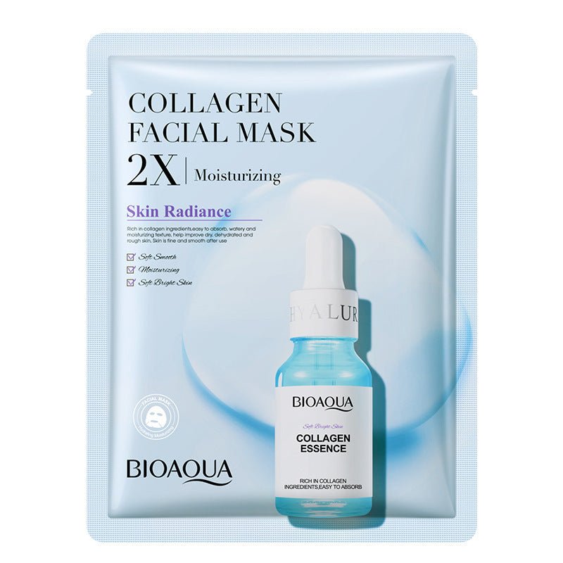 Collagen Face Mask Moisturizing Firming Face Sheet Mask Hyaluronic - Pumi J Wellness Co