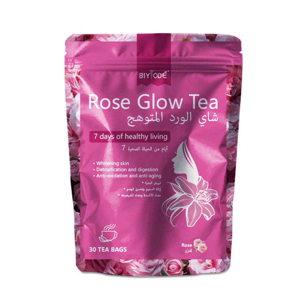 Custom Rose Glow Herbal Tea Bags | OEM & ODM Manufacturer - Pumi J Wellness Co