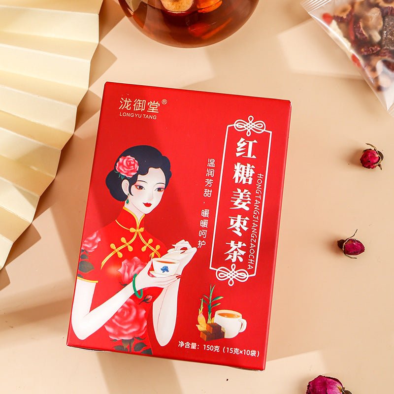 Ginger Tea With Brown Sugar Red Dates Cinnamon Wolfberry - Pumi J Wellness Co