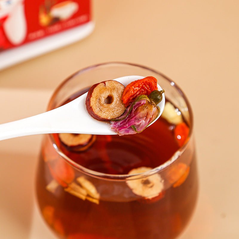 Ginger Tea With Brown Sugar Red Dates Cinnamon Wolfberry - Pumi J Wellness Co