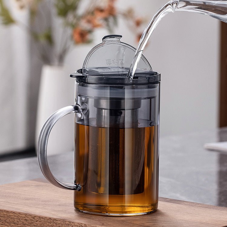 Glass Of Tea Separated Strainer Tea Brewing Cup Teapot - Pumi J Wellness Co