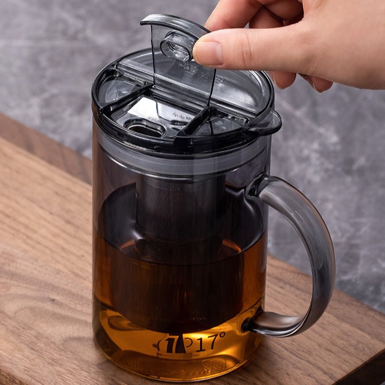 Glass Of Tea Separated Strainer Tea Brewing Cup Teapot - Pumi J Wellness Co