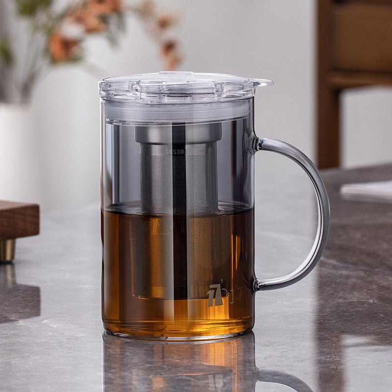 Glass Of Tea Separated Strainer Tea Brewing Cup Teapot - Pumi J Wellness Co