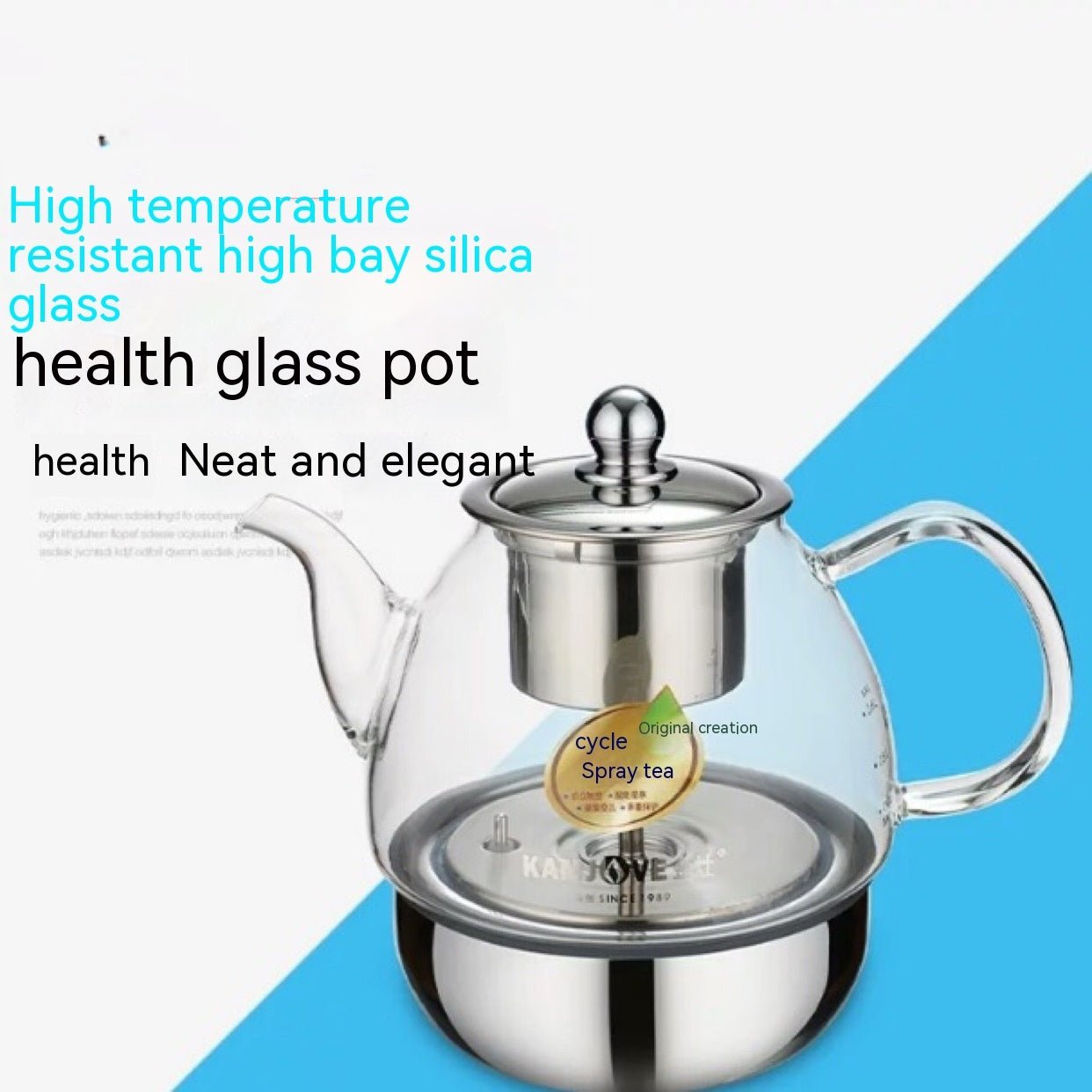 Glass Tea Maker Electric Steam Spray Tea Brewing Pot - Pumi J Wellness Co