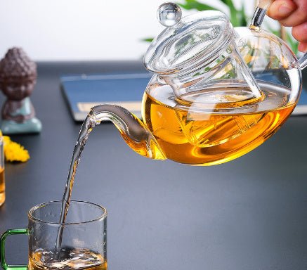 Glass Tea Set Scented Teapot High Temperature Resistant Tea Brewing - Pumi J Wellness Co