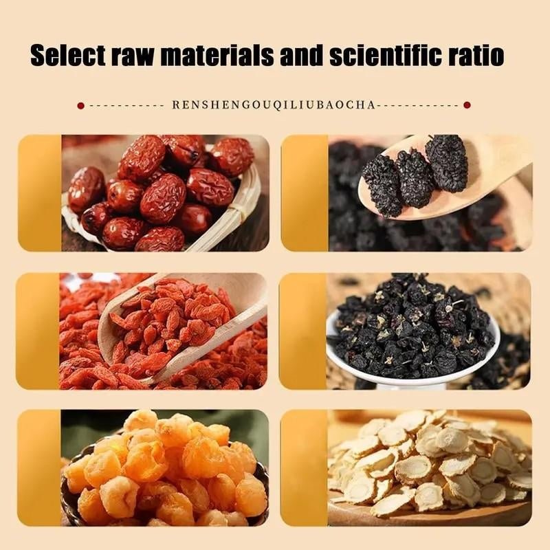 Handmade Red Dates And Goji Berry Eight Treasure Tea - Pumi J Wellness Co