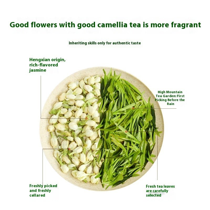 Jasmine Flower Tea – Premium Loose Leaf (240g) - Pumi J Wellness Co