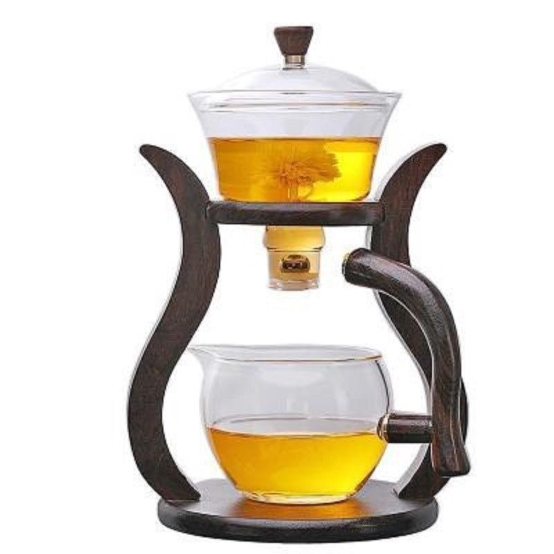 Kung Fu Tea Cup Simple Magnetic Tea Brewing Maker Glass Tea Set - Pumi J Wellness Co