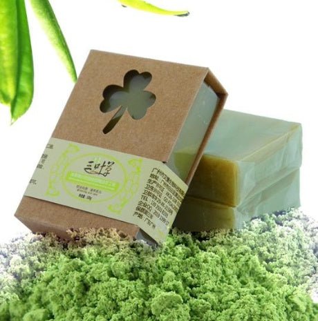 Organic Handmade Matcha Green Tea Powder Soap Whitening, Moisturizing, Acne Cleansing Soap - Pumi J Wellness Co