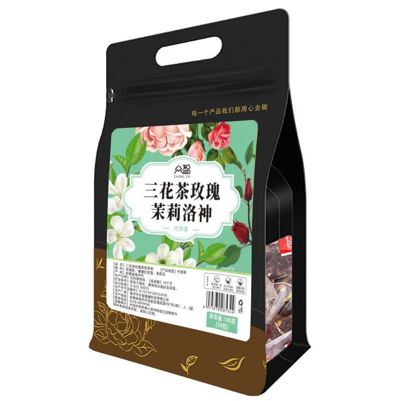 Sanhua Tea Rose Jasmine Roshen Tea Independent Packaging - Pumi J Wellness Co