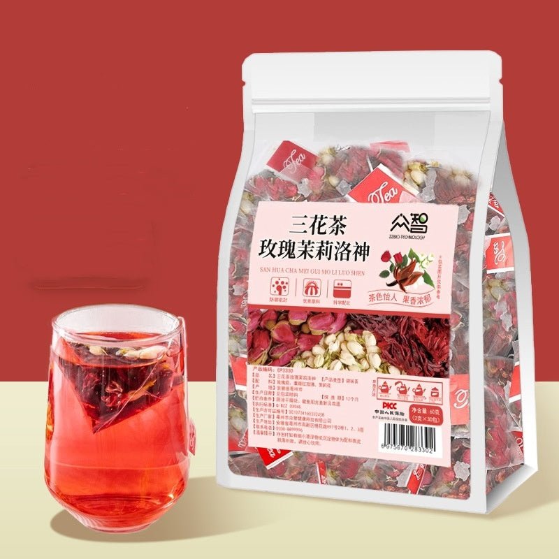 Sanhua Tea Rose Jasmine Roshen Tea Independent Packaging - Pumi J Wellness Co