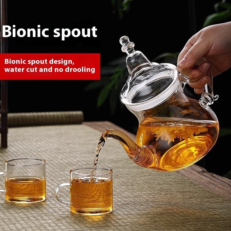 Tea Brewing Borosilicate Glass Scented Teapot - Pumi J Wellness Co