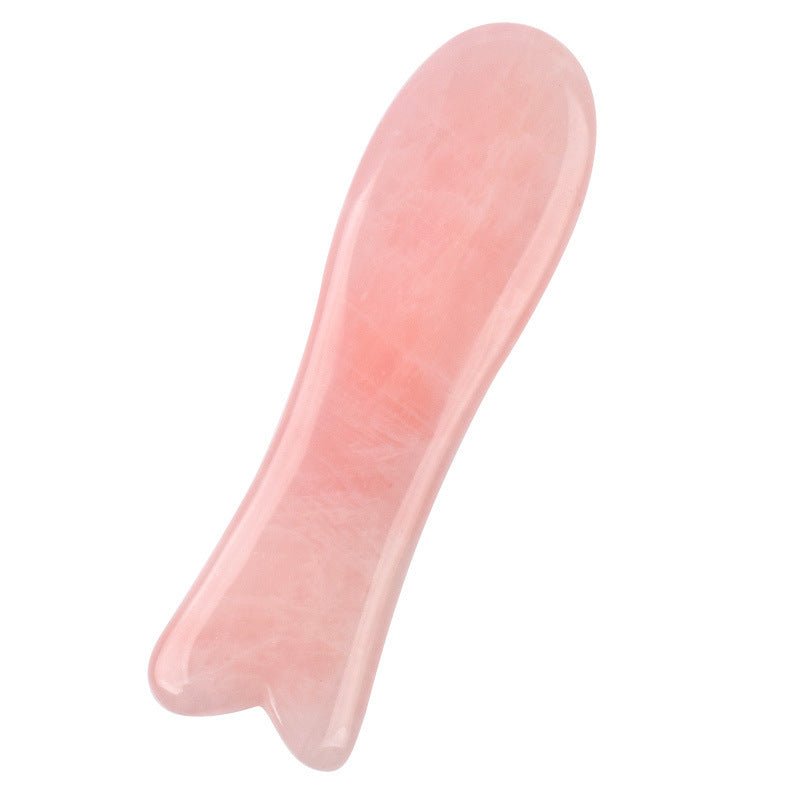 Whole Massage Gua Sha Tools Natural Rose Quartz Massage Stone - Pumi J Wellness Co
