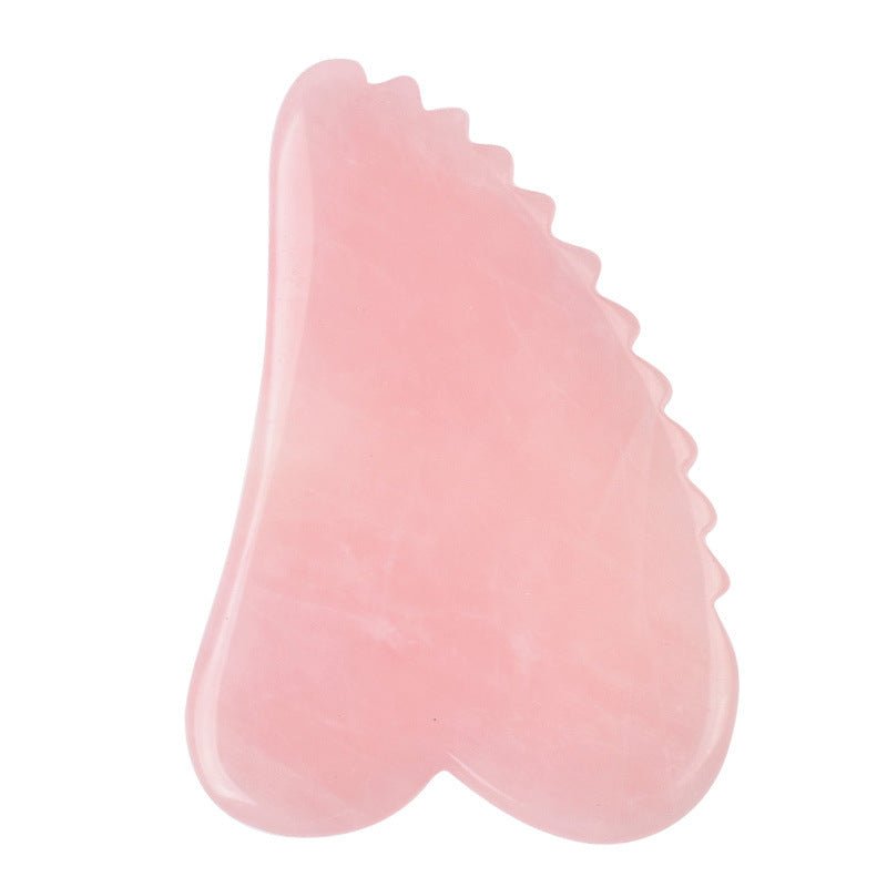 Whole Massage Gua Sha Tools Natural Rose Quartz Massage Stone - Pumi J Wellness Co