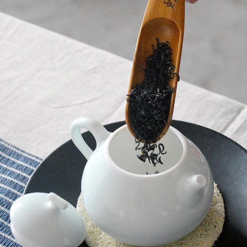 Bamboo Tea Spoon Tea Shovel Measure And Divide Tea Spoon Enjoy Tea Lotus - Pumi J Wellness Co