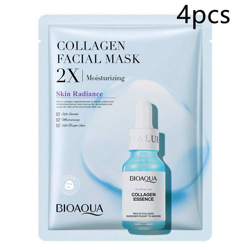 Collagen Face Mask Moisturizing Firming Face Sheet Mask Hyaluronic - Pumi J Wellness Co
