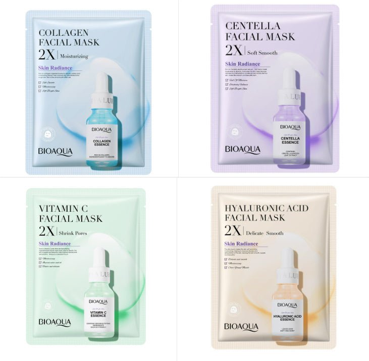 Collagen Face Mask Moisturizing Firming Face Sheet Mask Hyaluronic - Pumi J Wellness Co