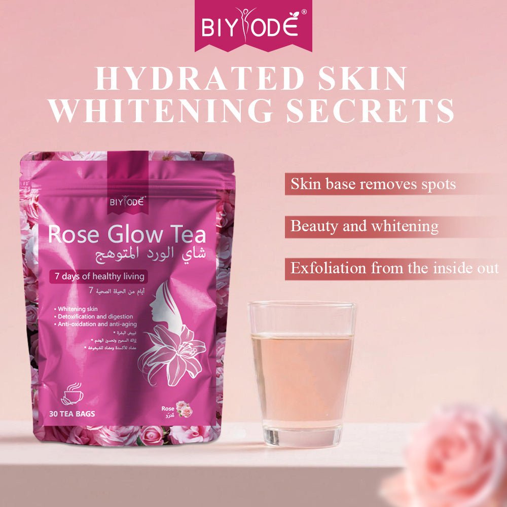 Custom Rose Glow Herbal Tea Bags | OEM & ODM Manufacturer - Pumi J Wellness Co