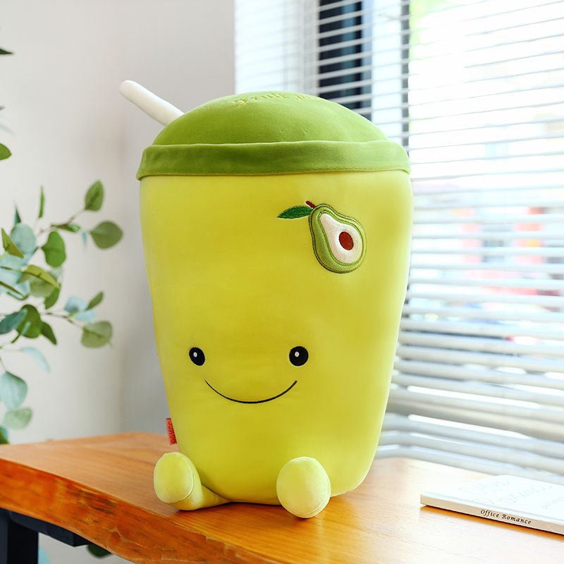 Fruit milk tea cup cute pillow - Pumi J Wellness Co