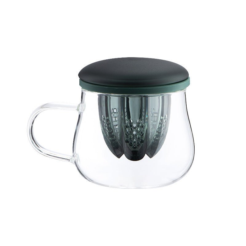 Marble Fruit Tea Cup Heat Resistant Glass Flower Tea Cup - Pumi J Wellness Co