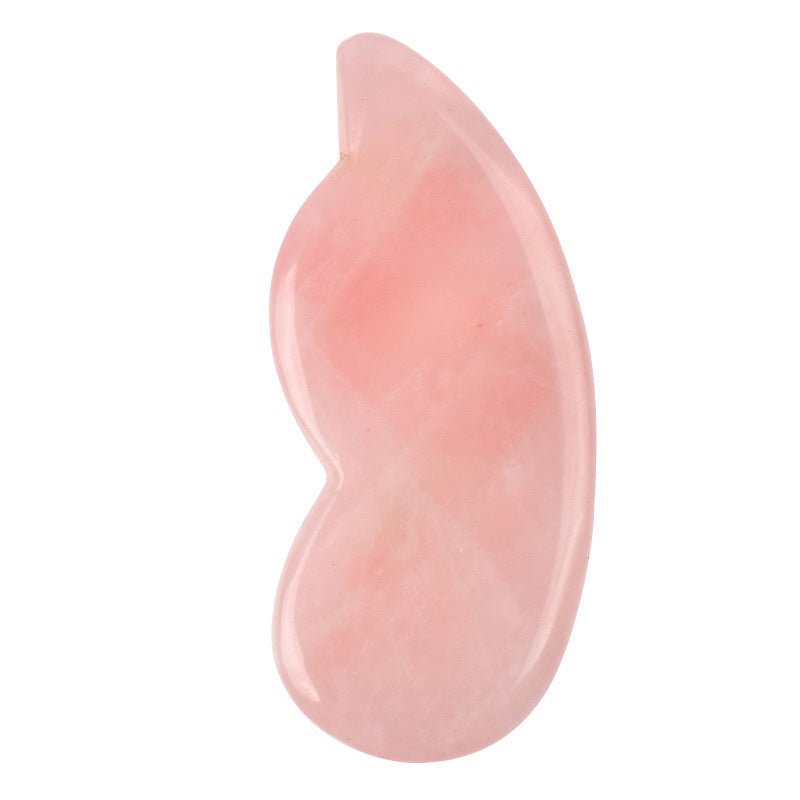 Whole Massage Gua Sha Tools Natural Rose Quartz Massage Stone - Pumi J Wellness Co