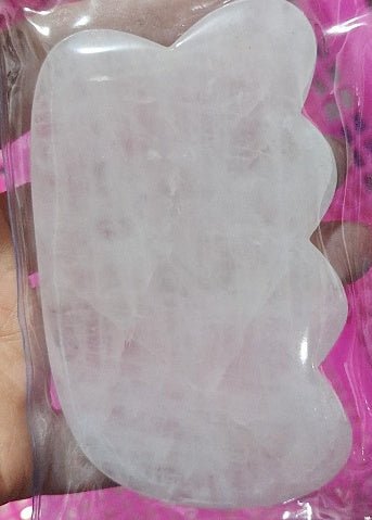 Whole Massage Gua Sha Tools Natural Rose Quartz Massage Stone - Pumi J Wellness Co