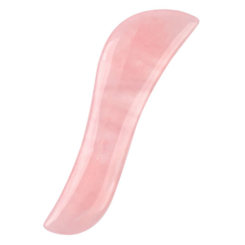 Whole Massage Gua Sha Tools Natural Rose Quartz Massage Stone - Pumi J Wellness Co